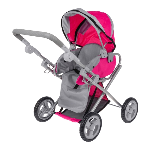 Wózek Dla Lalek 3w1 Gondola Spacerówka Nosidełko FL8166-1